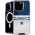 NFL Dallas Cowboys White Striped iPhone 16 Pro MagSafe Case